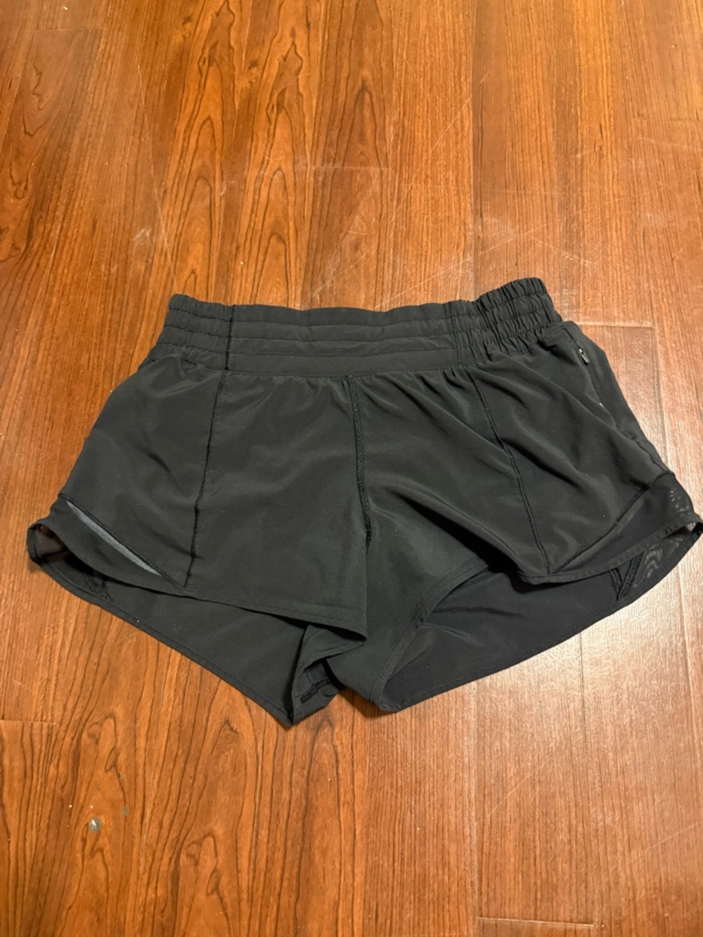 Lululemon Women’s Black Athletic Running Shorts (No Drawstring)